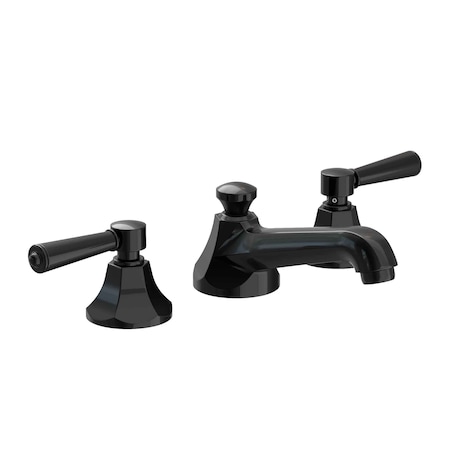 Newport Brass Widespread Lavatory Faucet in Gloss Black 1200/54